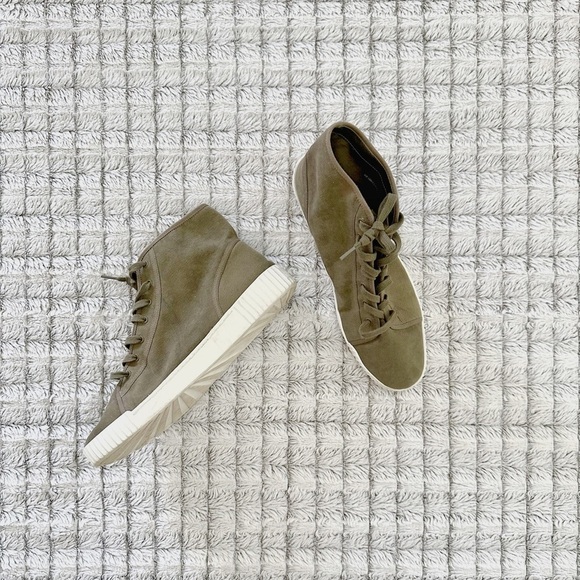 Vince Wolfe Canvas High Top Sneakers - Picture 2 of 7